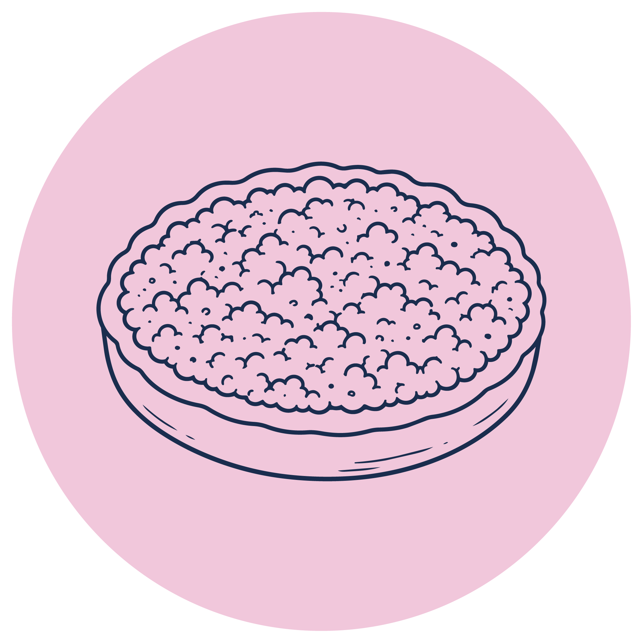 Illustratie van een Limburgse kruimelvlaai